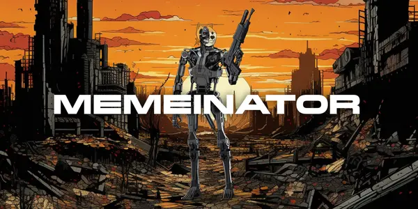 Der Terminator-inspirierte Memeinator hat ein Ziel: den Markt für Meme-Coins zu dominieren.