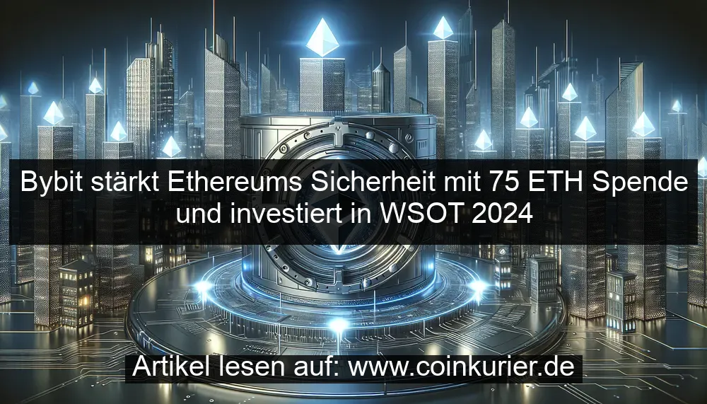 Bybit renforce la sécurité d'Ethereum avec un don de 75 ETH et investit dans les WSOT 2024 - La Crypto Monnaie